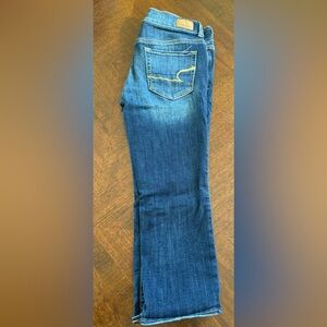 American Eagle outfitters - next level stretch - artist crop - size 10